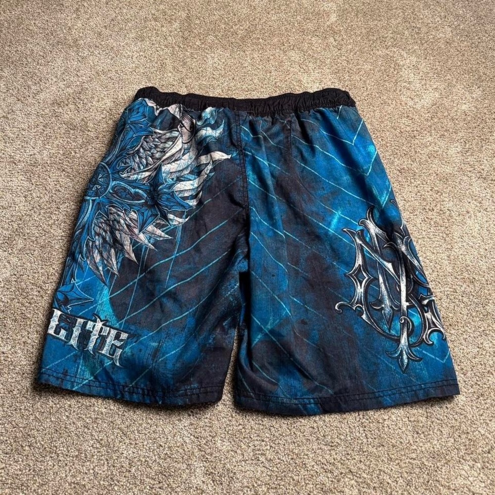 BLUE MMA ELITE Y2K AQUATIC SHORTS‎